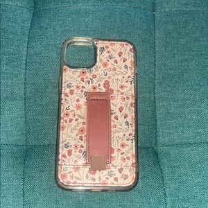 WALLI IPhone 14 Plus Harvest Fields Floral Cardholder Phone Case with Strap